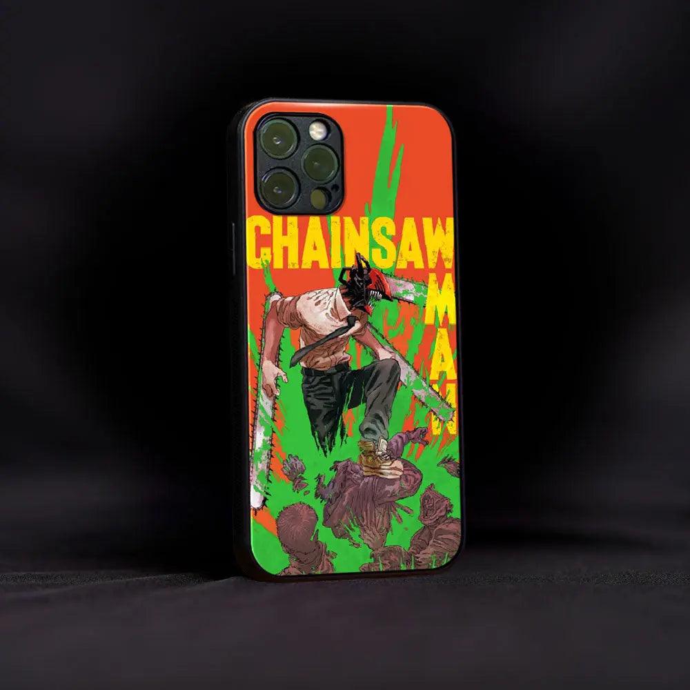 Chainsaw Man Comic Glass Case