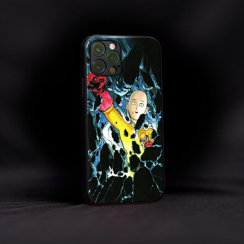 OnePunch Man Saitama Glass Case