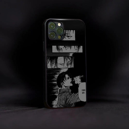 Levi Attack On Titans Glass Case