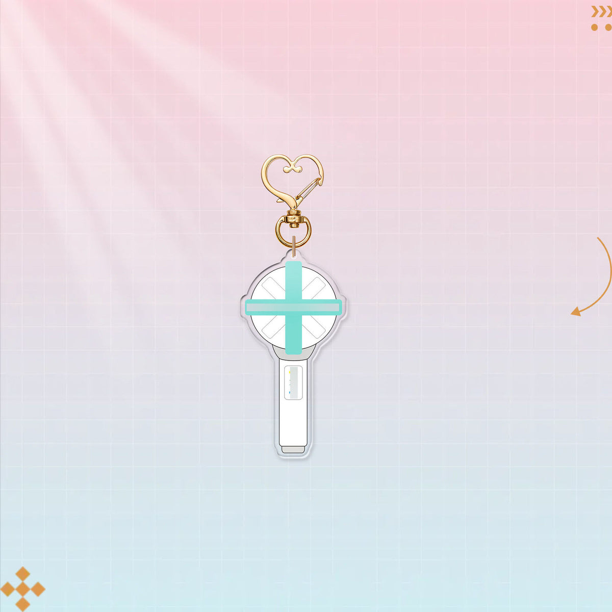 K-pop group support keychains