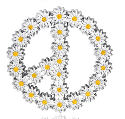 G-Dragon's same style diamond-encrusted daisy brooch