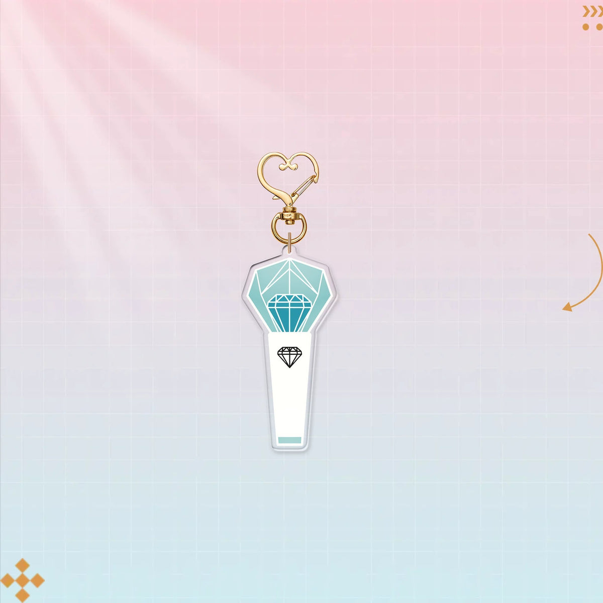 K-pop group support keychains