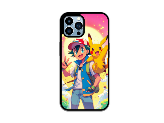 Ash Ketchup & Pikachu Phone Case